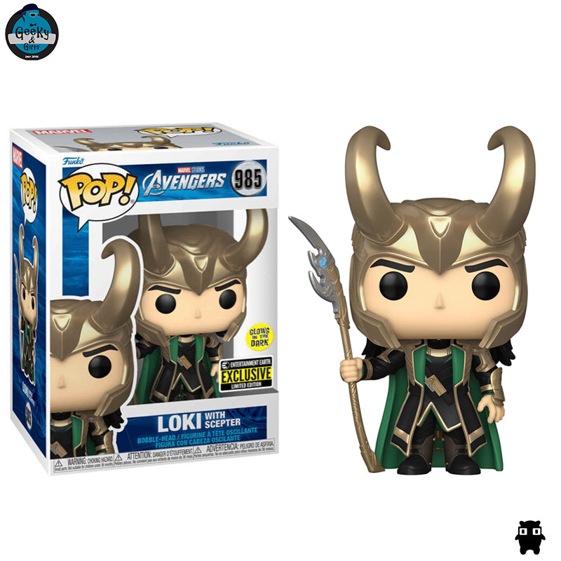 Funko Pop Marvel Loki with Scepter 985