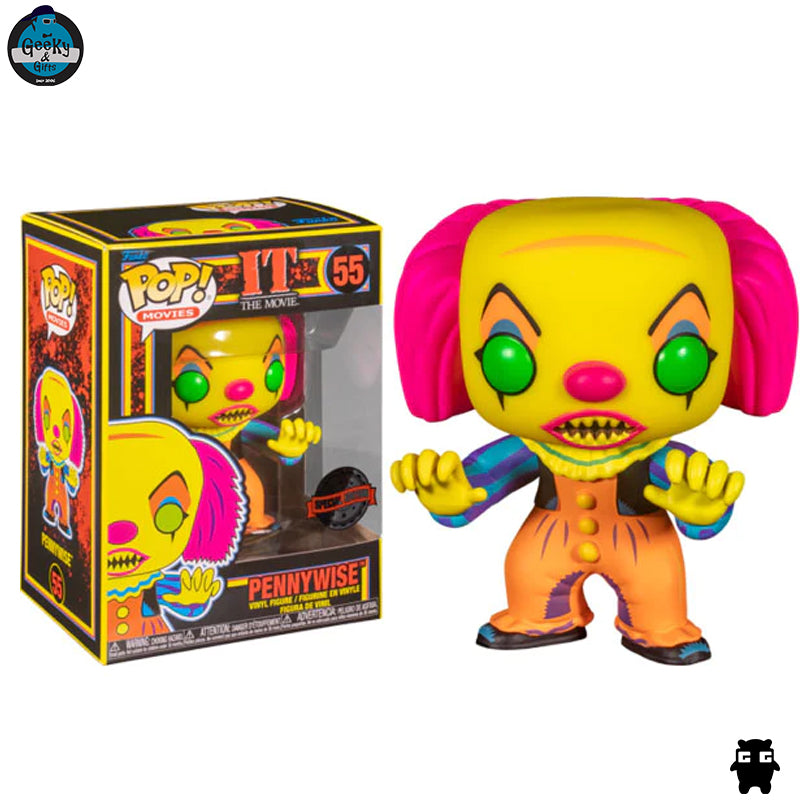 Funko Pop Movies: IT - Pennywise Blacklight 55 SE