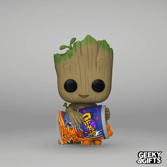 Funko Pop Marvel Groot With Cheese Puffs 1196