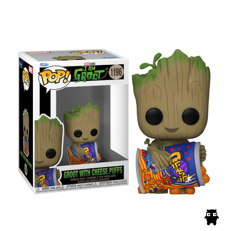 Funko Pop Marvel Groot With Cheese Puffs 1196