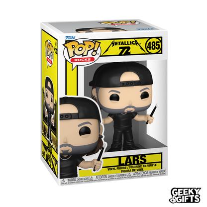 Preventa Funko Pop Rocks: Metallica - Lars 72 Seasons 485