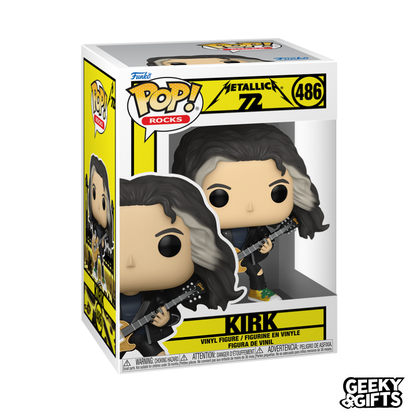 Preventa Funko Pop Rocks: Metallica - Kirk 72 Seasons 486