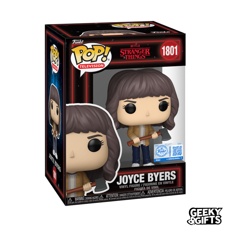 Preventa Funko Pop TV: Stranger Things 5 - Joyce Byres con Hacha Exclu 1801