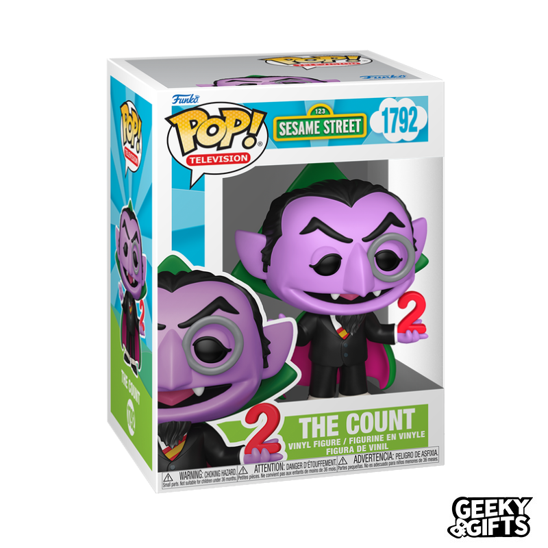 Preventa Funko Pop TV: Plaza Sesamo - El Conde Contar 1792