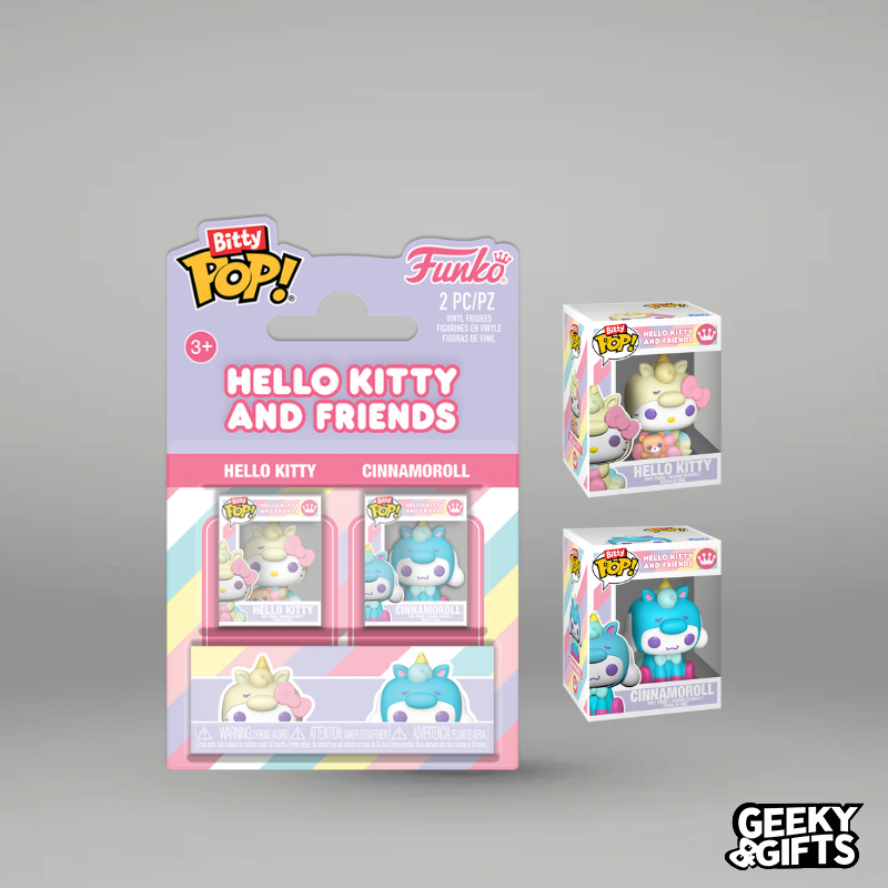 Preventa Funko Bitty Pop: Sanrio - Hello Kitty y Cinnamoroll 2 Pack