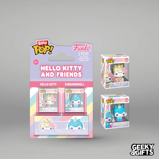 Preventa Funko Bitty Pop: Sanrio - Hello Kitty y Cinnamoroll 2 Pack