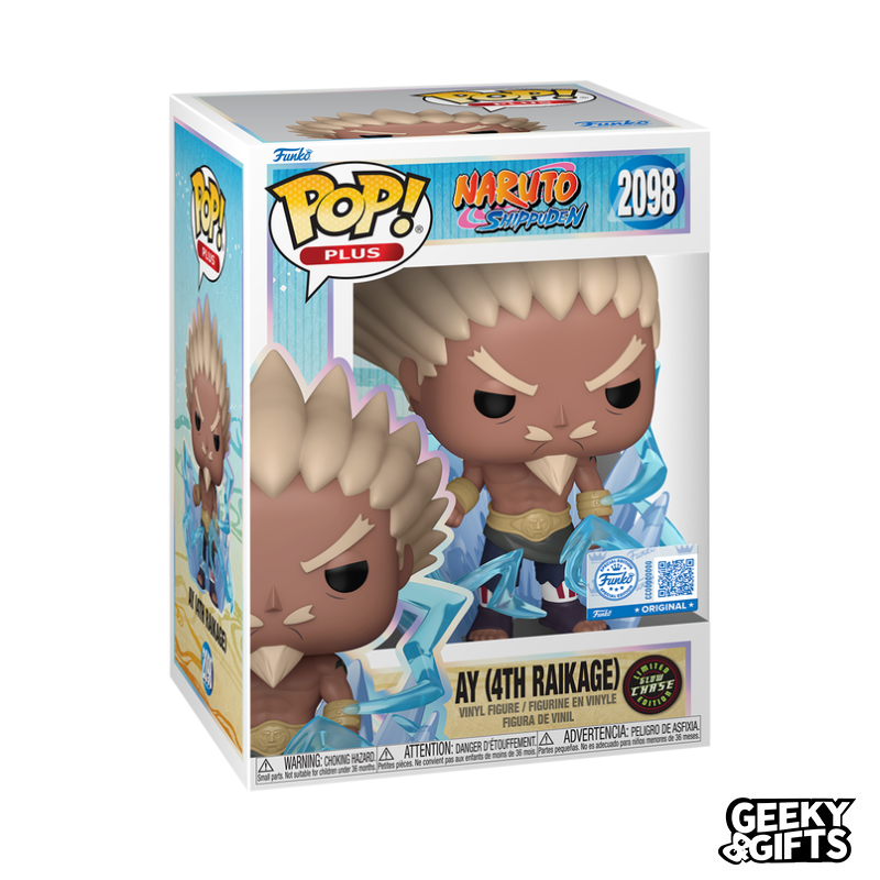 Preventa Funko Pop Plus Animation: Naruto Shippuden - Cuarto Raikage Exclu 2098 CHASE