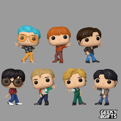 Funko Pop Rocks BTS Dynamite 7 Pack