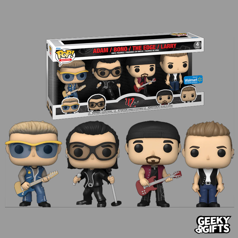 Funko Pop Rocks: U2 Zoo TV - 4 Pack - Walmart