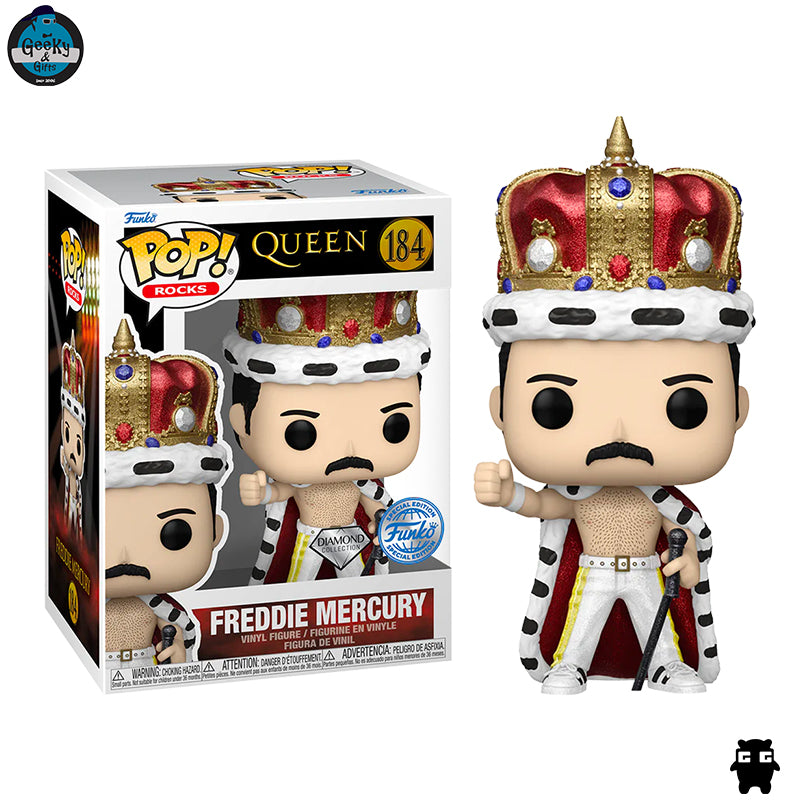 Funko Pop Rocks: Queen - Freddie Mercury 184