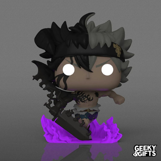 Funko Pop Animation: Black Clover - Black Asta Glow 1556 Special Edition