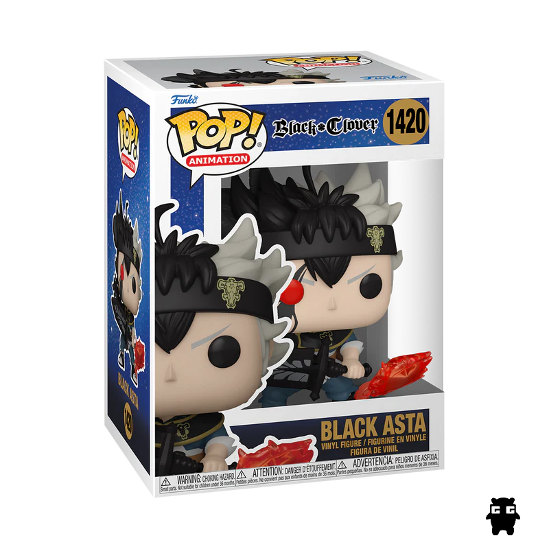 Funko Pop Animation Black Clover Black Asta 1420