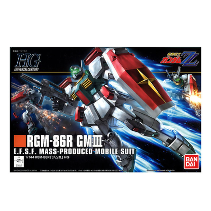 Bandai HG 1/144 Model Kit Mobile Suit Gundam RGM 86R GM III