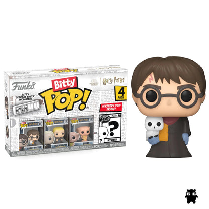 Funko Bitty Pop Harry Potter - Harry en Tunica con Bufanda 4 Pack