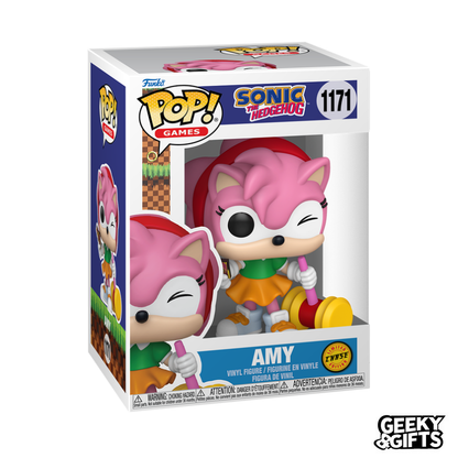 Funko Pop Games: Sonic The Hedgehog - Amy Rose 1171 Chase