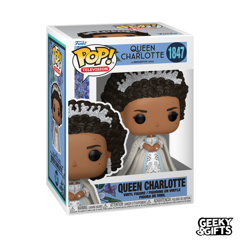Funko Pop Television: Bridgerton La Reina Charlotte - Reina Charlotte Vestido Real