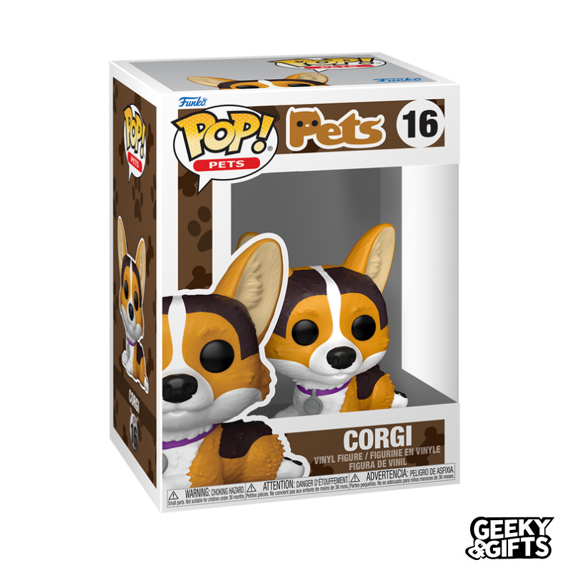 Funko Pop Pets: Mascotas 3 - Corgi 16