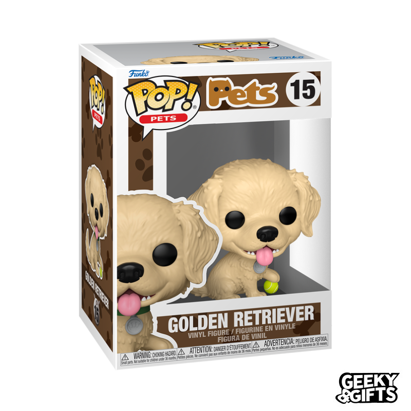 Funko Pop Pets: Mascotas 3 - Golden Retriever 15