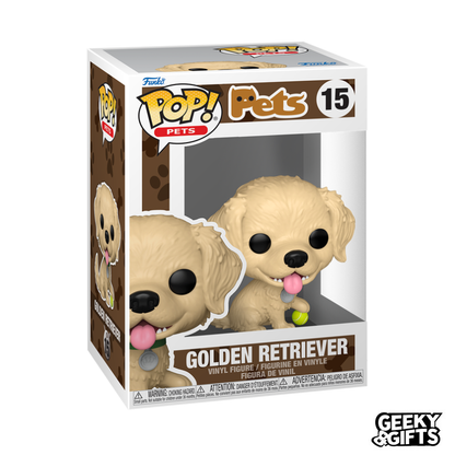Funko Pop Pets: Mascotas 3 - Golden Retriever 15