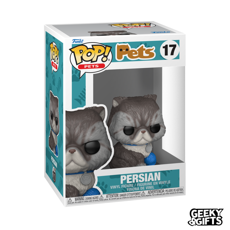 Funko Pop Pets: Mascotas 3 - Persian Cat 17