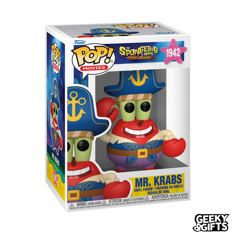 Funko Pop Movies: Bob Esponja En busca de los pantalones cuadrados - Don Cangrejo 1942