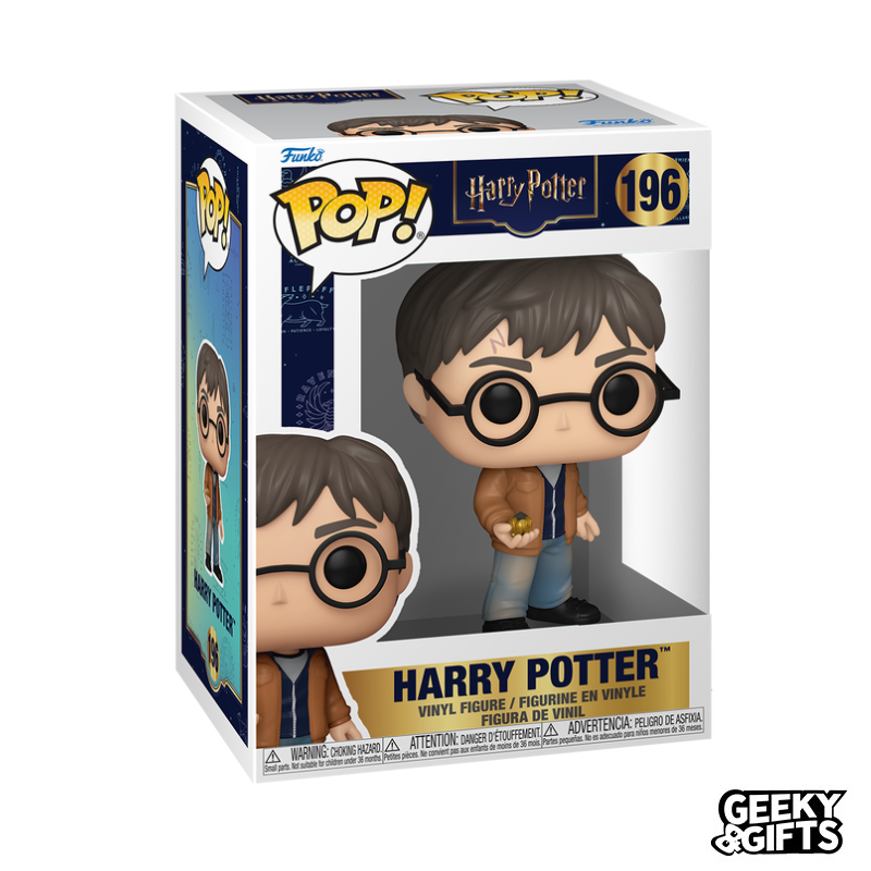 Funko Pop Movies: Harry Potter- Harry Potter con Piedra 196