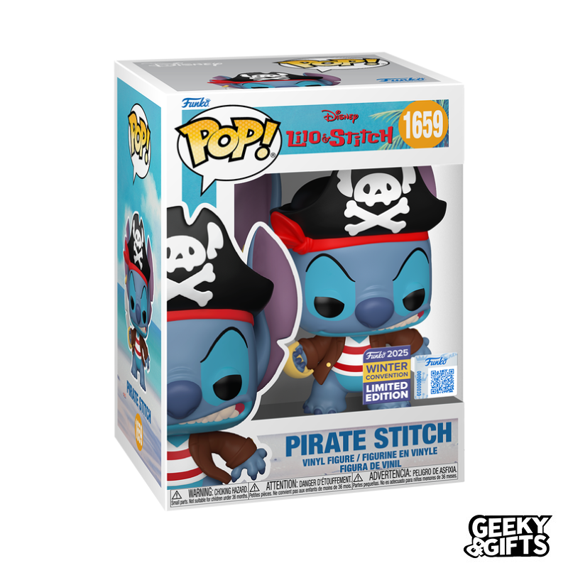 Funko Pop Disney: Lilo y Stitch - Stitch Pirata Exclusivo 1659