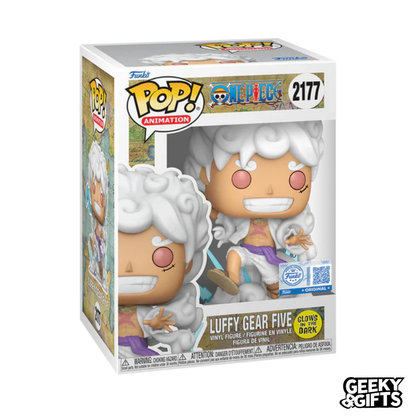 Funko Pop Animation: One Piece - Monkey D Luffy Gear 5 con Rayo Glow Exclu 2177