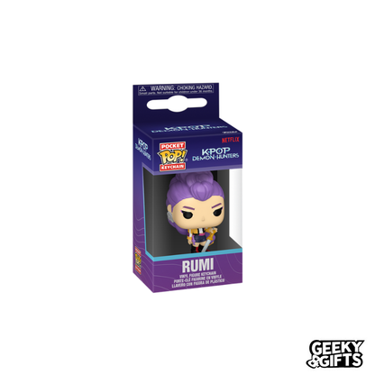 Funko Pop Keychain: KPop Demon Hunters - Rumi Llavero