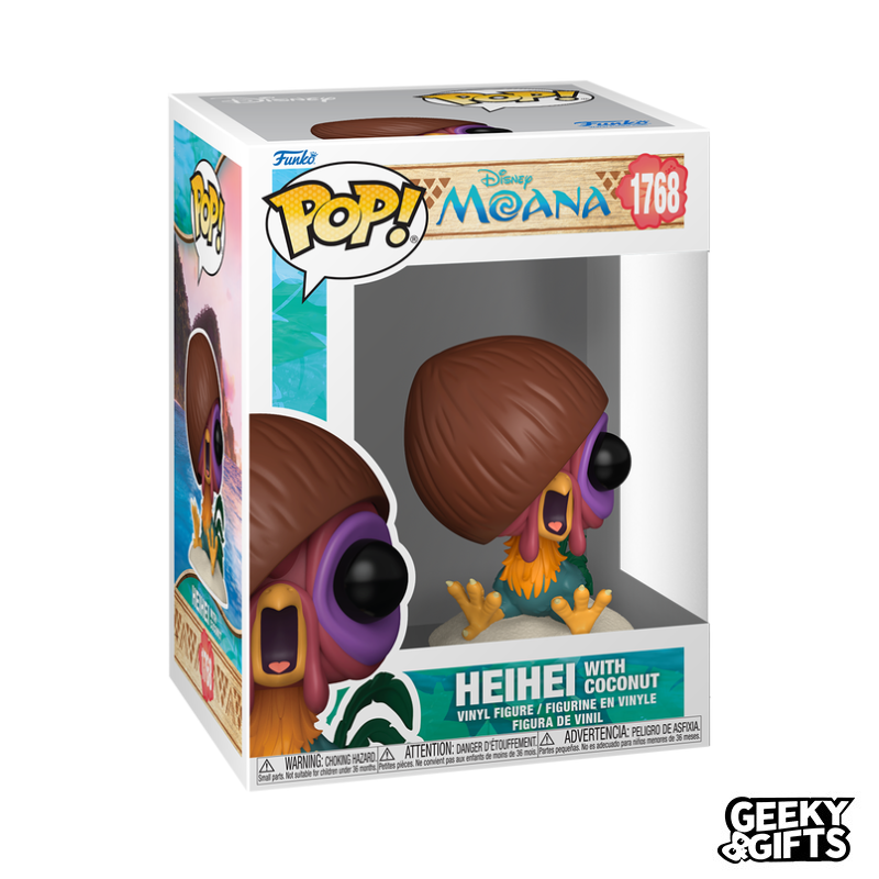 Funko Pop Disney: Moana S3 - Hei Hei con Coco 1768