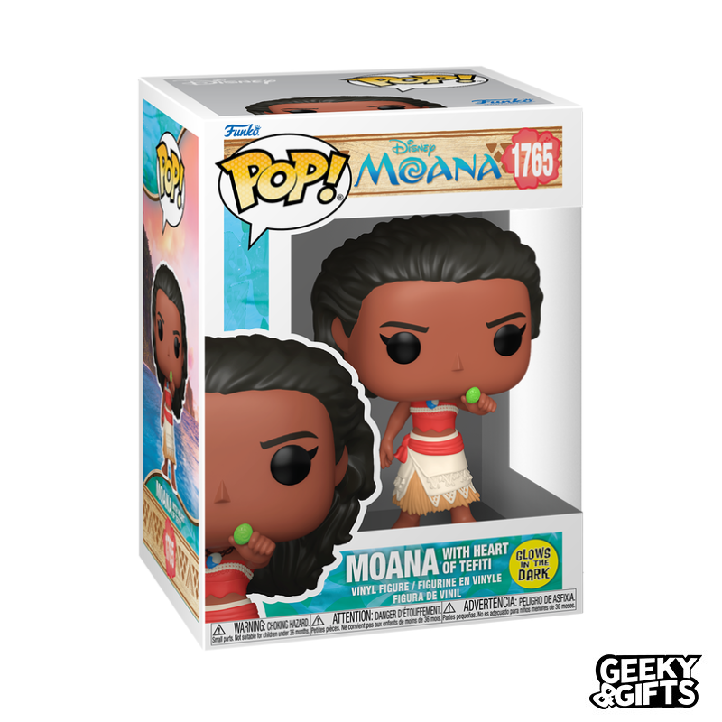 Funko Pop Disney: Moana S3 - Moana con Corazon de Te Fiti Glow 1765