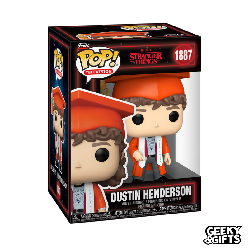Funko Pop Television: Stranger Things S4 - Dustin Graduado 1887