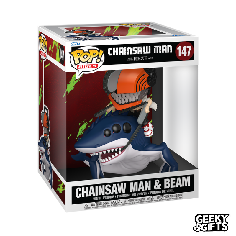 Funko Pop Ride Deluxe: Chainsaw Man Reze Arc - Chainsaw Man y Beam 147