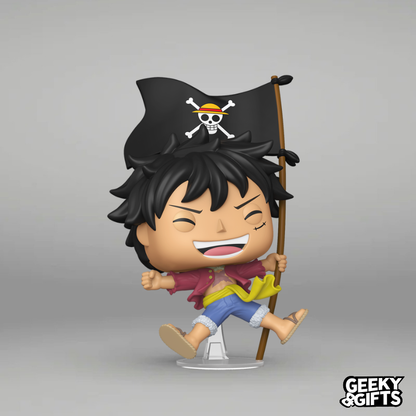 Funko Pop Animation: One Piece - Monkey D. Luffy con Bandera 2214