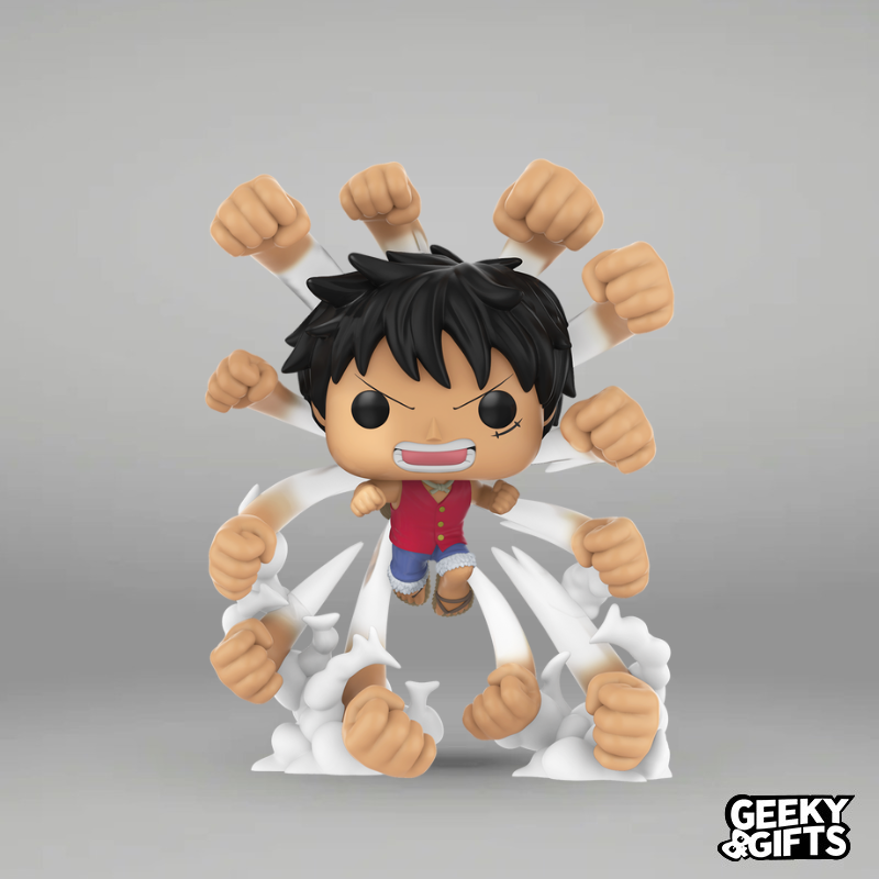 Funko Pop Animation: One Piece - Monkey D Luffy Golpeando Exclu 2275