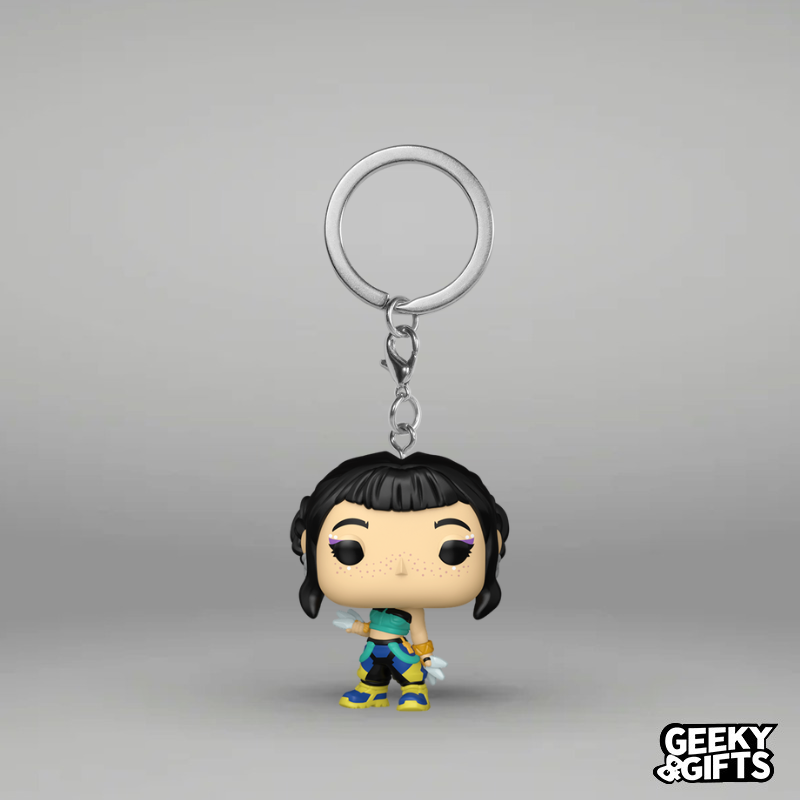 Funko Pop Keychain: KPop Demon Hunters - Zoey Llavero