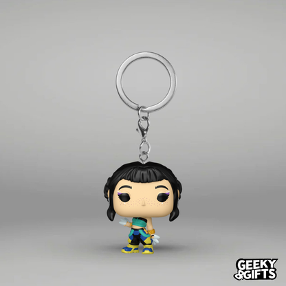 Funko Pop Keychain: KPop Demon Hunters - Zoey Llavero