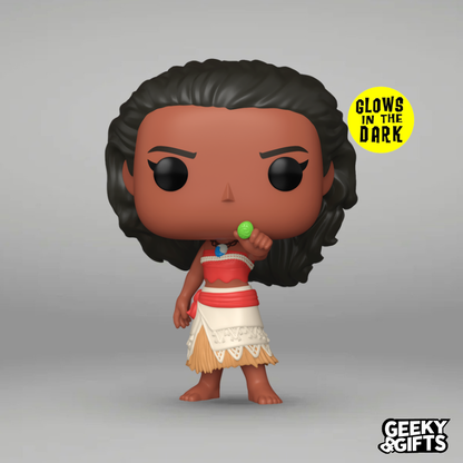 Funko Pop Disney: Moana S3 - Moana con Corazon de Te Fiti Glow 1765