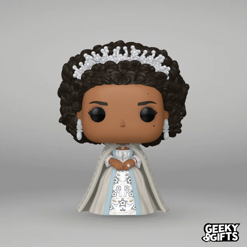 Funko Pop Television: Bridgerton La Reina Charlotte - Reina Charlotte Vestido Real