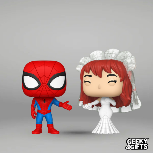 Funko Pop Marvel: Superhero Couples - Spider-Man y Mary Jane 2 Pack