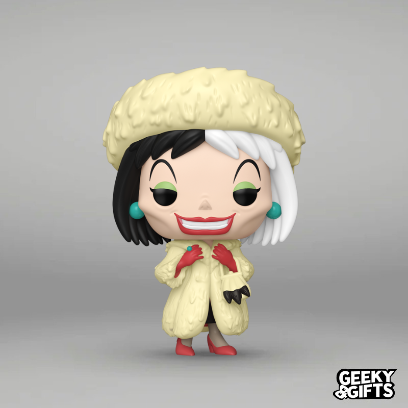 Funko Pop Disney: 101 Dalmatas - Cruella De Vil con Abrigo 1663