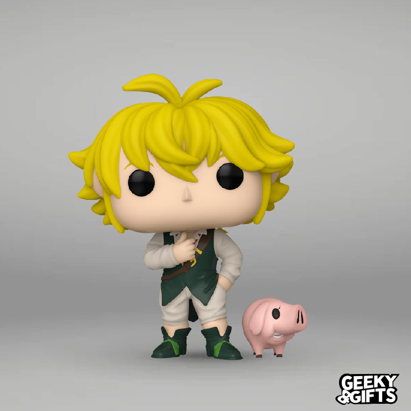 Funko Pop Animation: The Seven Deadly Sins - Meliodas con Hawk 1497