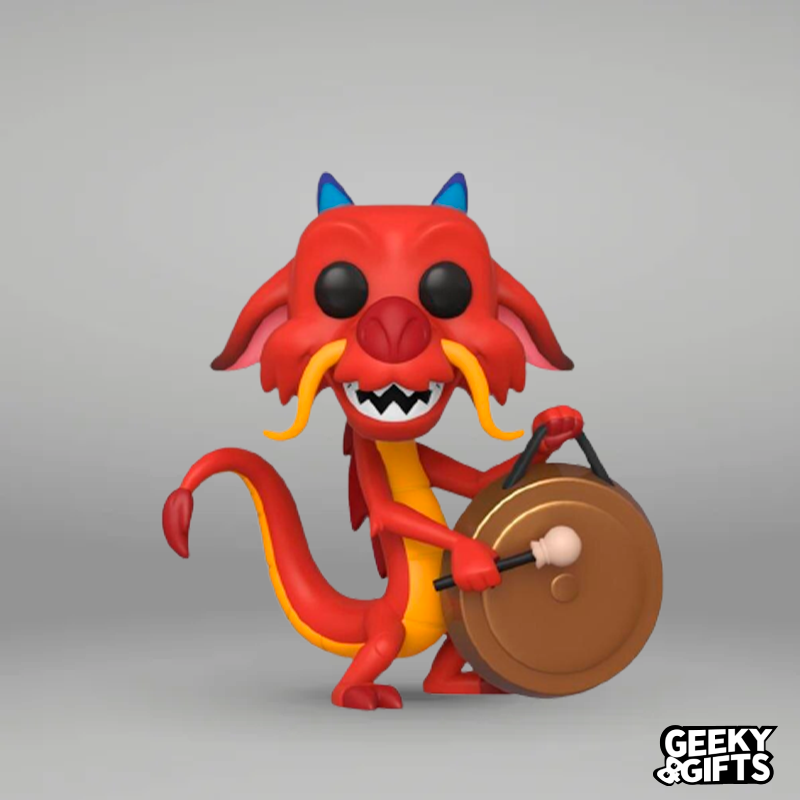 Preventa Funko Pop Disney: Mulan - Mushu con gong