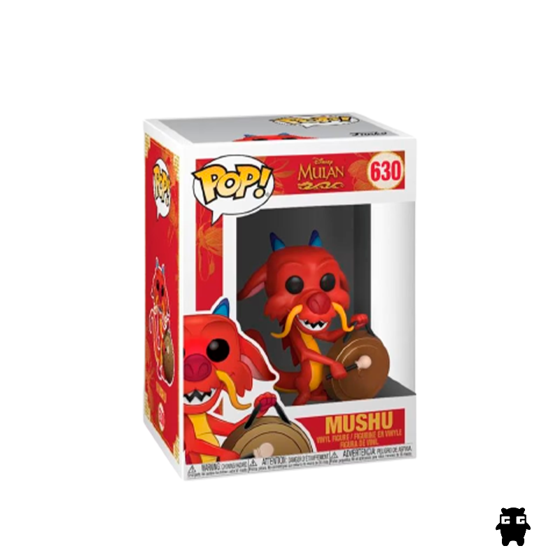 Preventa Funko Pop Disney: Mulan - Mushu con gong