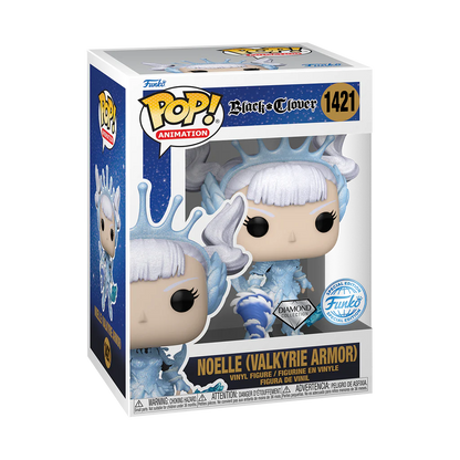 Funko Pop Animation Black Clover Noelle Valkyrie Armor 1421 Glitter Special Edition