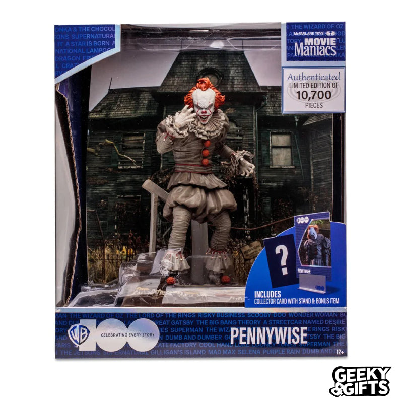 McFarlane Statues Movie Maniacs: Warner Bros 100 It Capitulo 2 - Pennywise