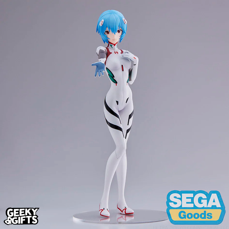 Sega FiguresPremium Evangelion 3.0+1.0 Thrice Upon A Time Rei Ayanami Hand Over Momentary White
