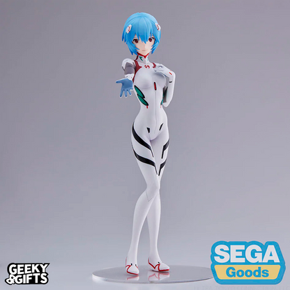 Sega FiguresPremium Evangelion 3.0+1.0 Thrice Upon A Time Rei Ayanami Hand Over Momentary White