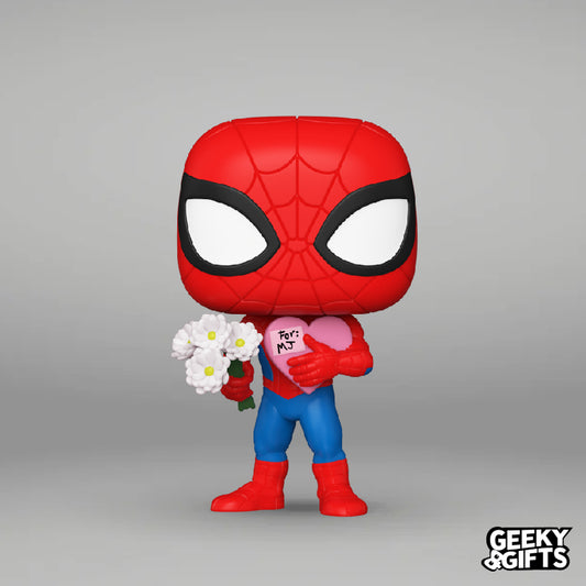 Funko Pop Marvel: San Valentin - Spider Man con Flores 1329