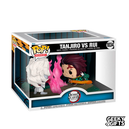 Funko Pop Moment: Demon Slayer - Tanjiro vs Rui 1034